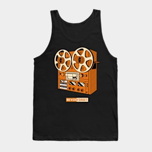 Never Forget - Vintage Retro Tank Top